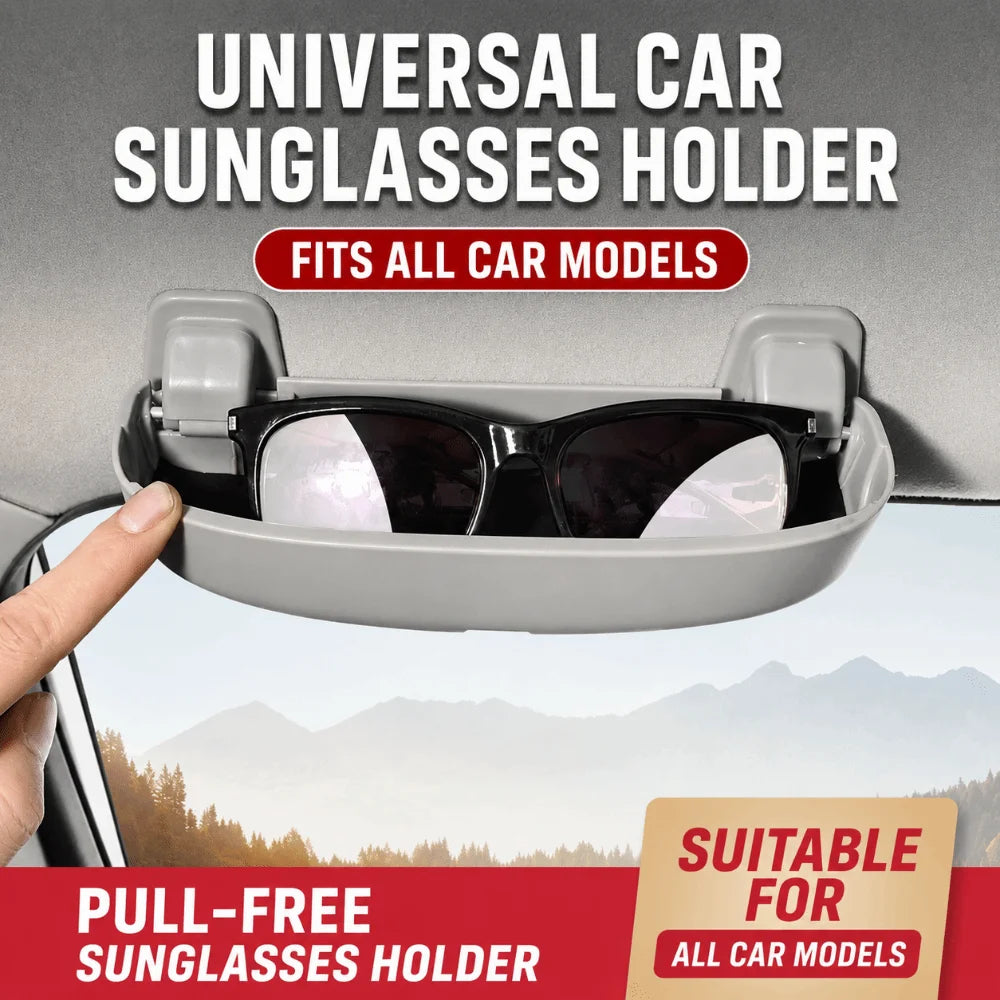 Glasses Case for  ABS Car Sunglass Sun Glasses Holder Storage Box Auto Eyeglasses Accessories