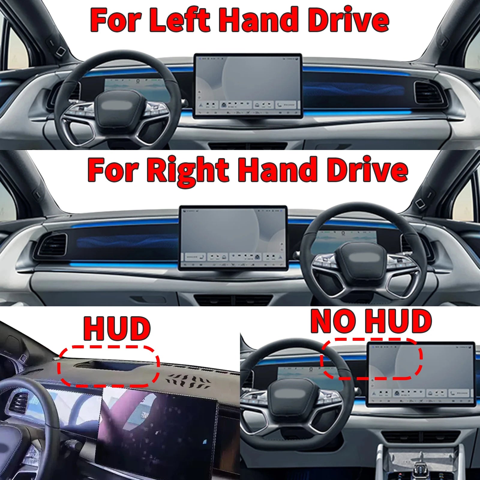 Fit for BYD Sealion 7 2024 2025 2026 EV Car Dashmat Dashboard Cover Pad DashMat Sunshade Protective Carpet Accessories