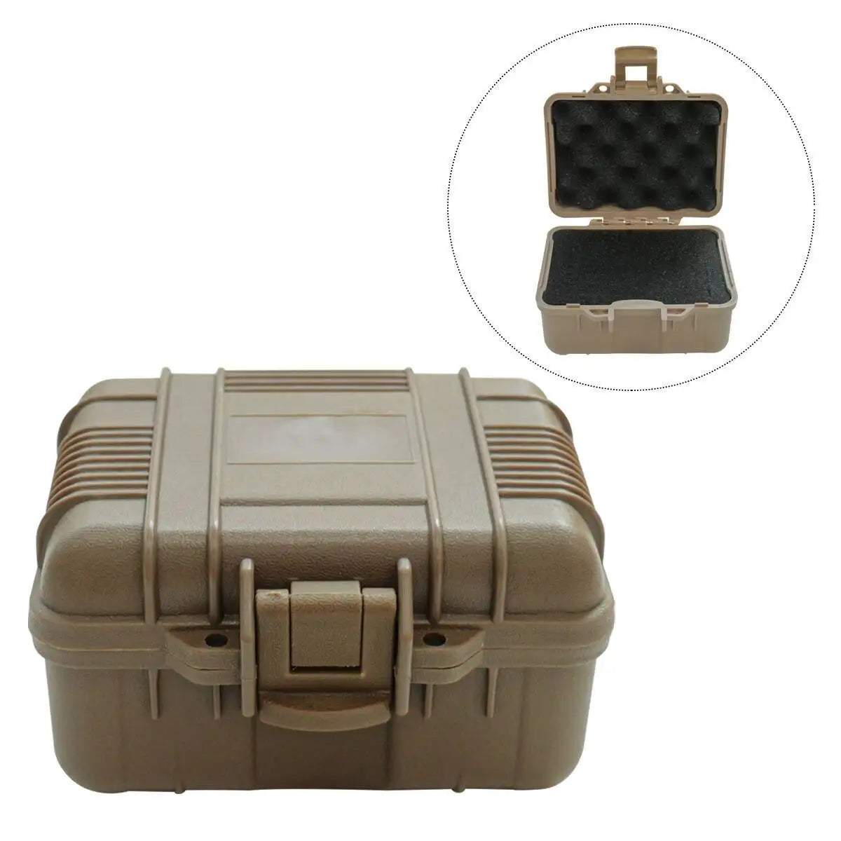 Plastic Box With Anti-shock Foam - Used For Outdoor Storage Of Some Fragile Items, Small Electronic Products Portable Hard Case