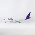 47cm Resin Model Aircraft B777 Fedex Cargo Airways Diecast 1/157 Scale Airplanes With Display Stand For Aviation Hobby Ornaments