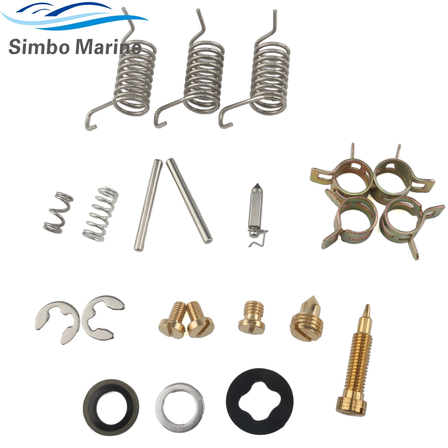 3 Pcs 1395-8236354 Carburetor Repair Kit for Mercury Mariner Outboard Engines 1395-8236353 1395-8236352 18-7750-1