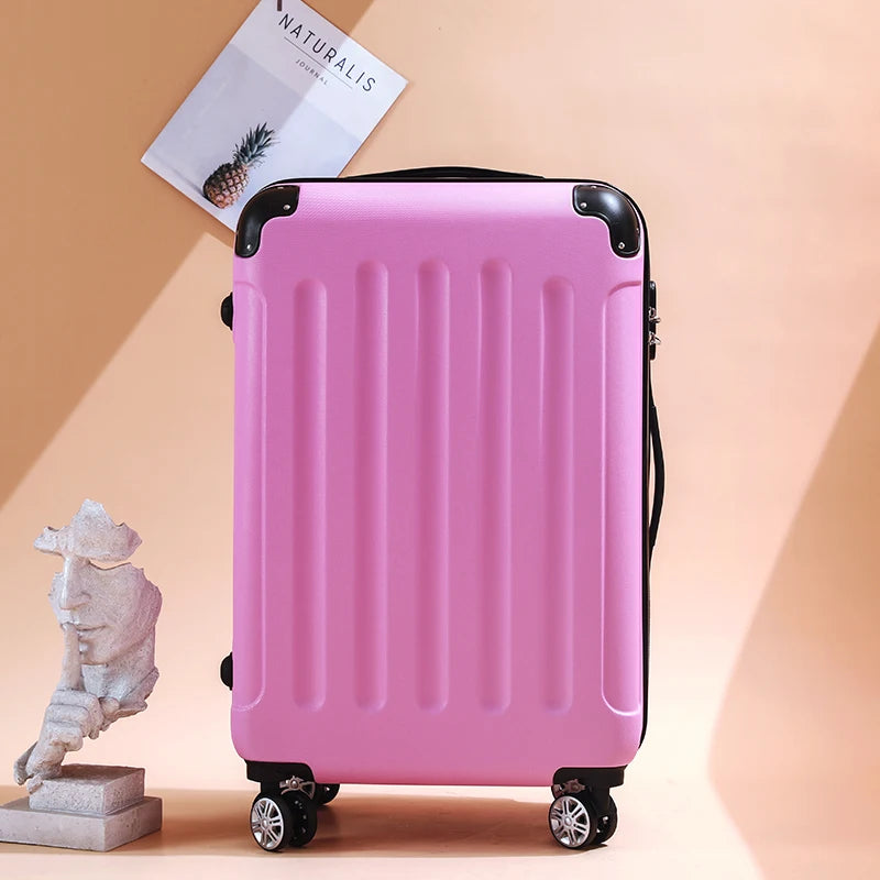 Dropshopping 20 inch Pc Luggage Abs Luggage Bag Travel Trolley Case 20 Inch Unisex Luxury Wheeled Suitcase