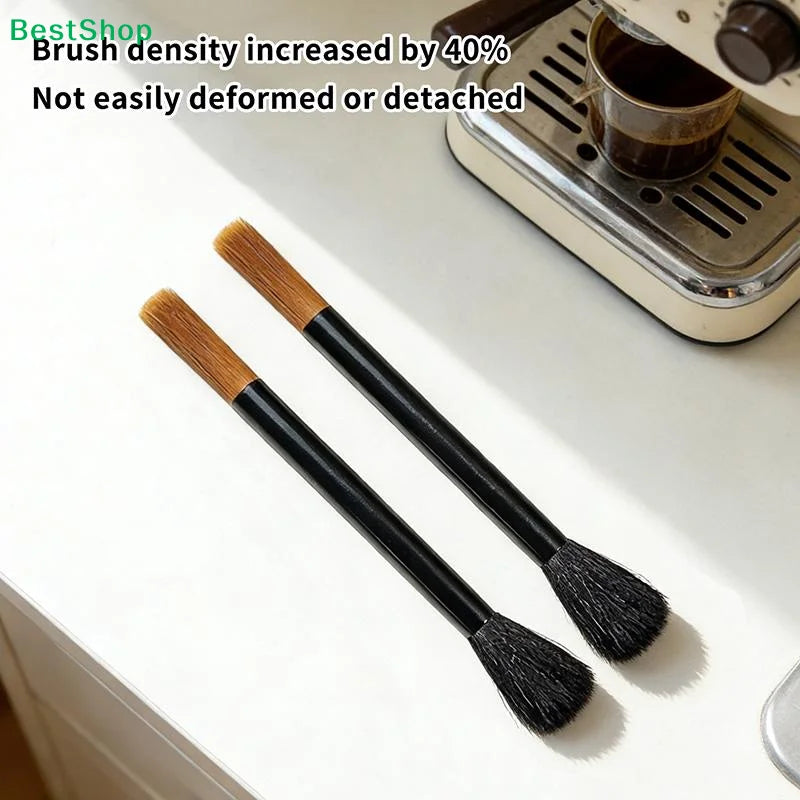 ♬Coffee Bar Counter Cleaning Brush Coffee Grinder Semi-automatic Coffee Machine Coffee Powder Soft Bristle Brush Coffee Tool