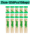 90-1350Pcs Disposable BBQ Bamboo Sticks 15/20/25/30cm for Grilling, Fruit, Kabob,BBQ, Barbecue, Kitchen, Camping, Outdoor