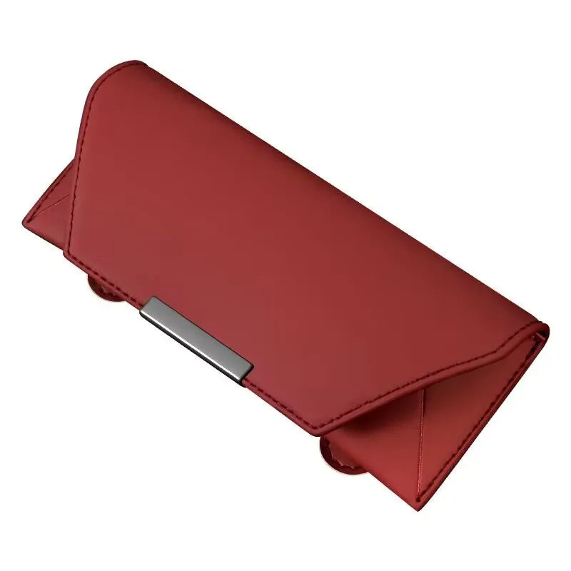 leat Car Glasses Box Portable Car Sunglasses Holder Multi-functional Case Anti-Scratch Eyeglasses Protection Box Car Accessories