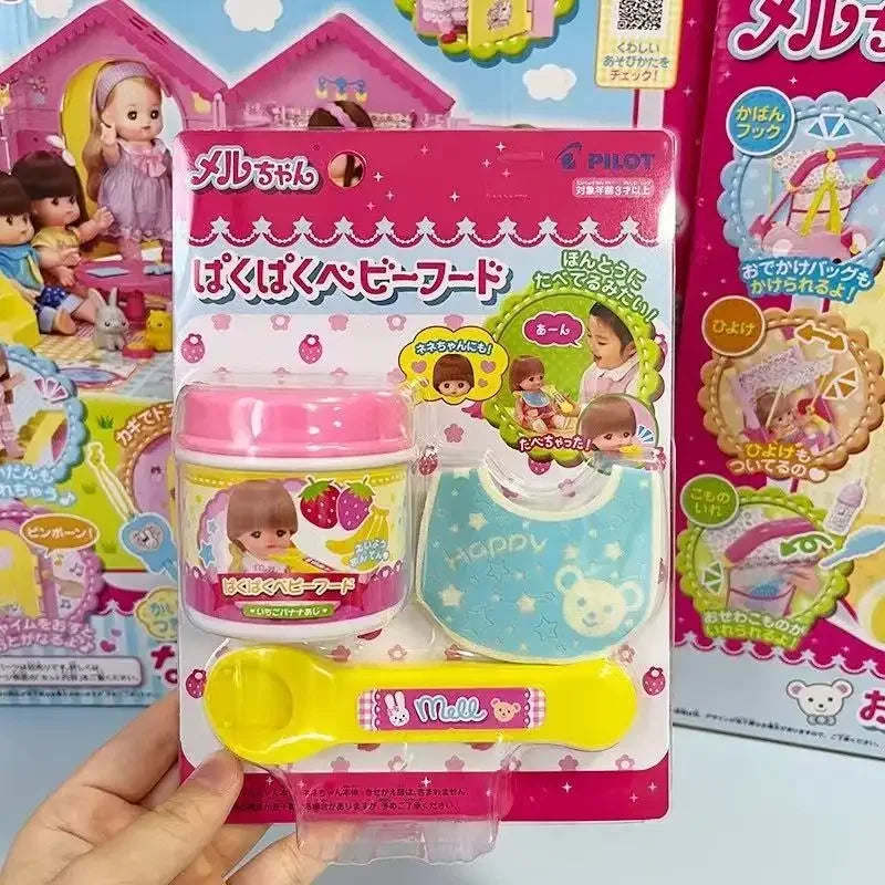 Simulation Food Feeding Pudding Toy With Spoon Japanese Early Education Toy Play House Style Role Play Feature Food Feeding Toy