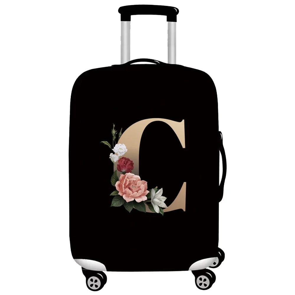 Luggage Protective Cover Travel Accessories Suitcase Dust Wear-resistant Gold Letter Series Protective Case 2026 Fashion