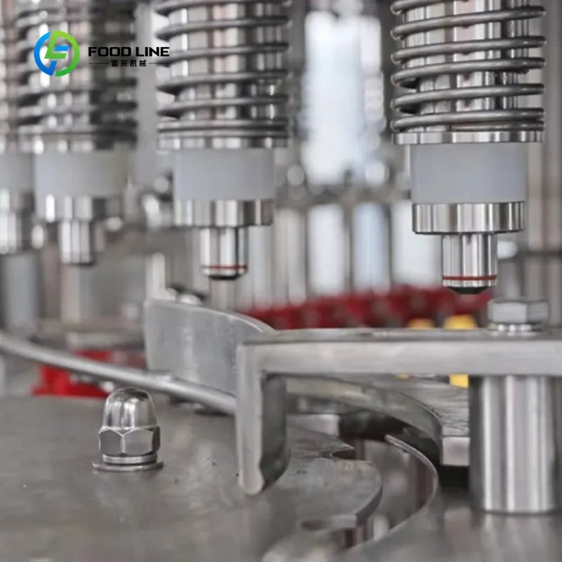 Customized 24 Heads 6000BPH High-quality and Low-cost  Automatic Carbonated Beverage Filling Packaging Machine Production Line