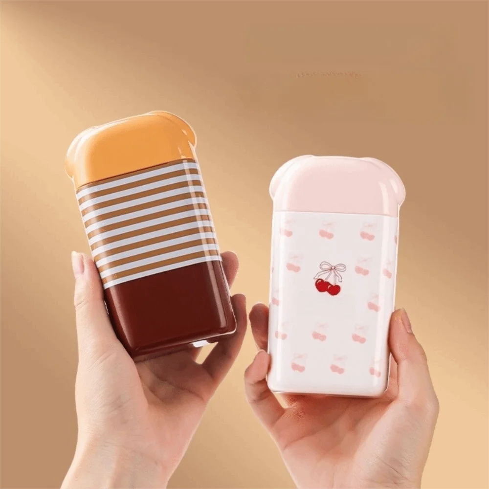 2-IN-1 Travel Toothbrush Set Portable Foldable Toothpaste Tube Storage Box Mini Soft Bristled Folding Toothbrush Dispenser