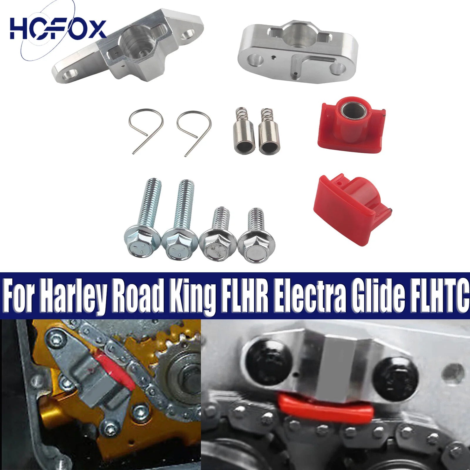 For Harley Road King FLHR Electra Glide FLHTC Motorbike Hydraulic Cam Chain Tensioner Kit