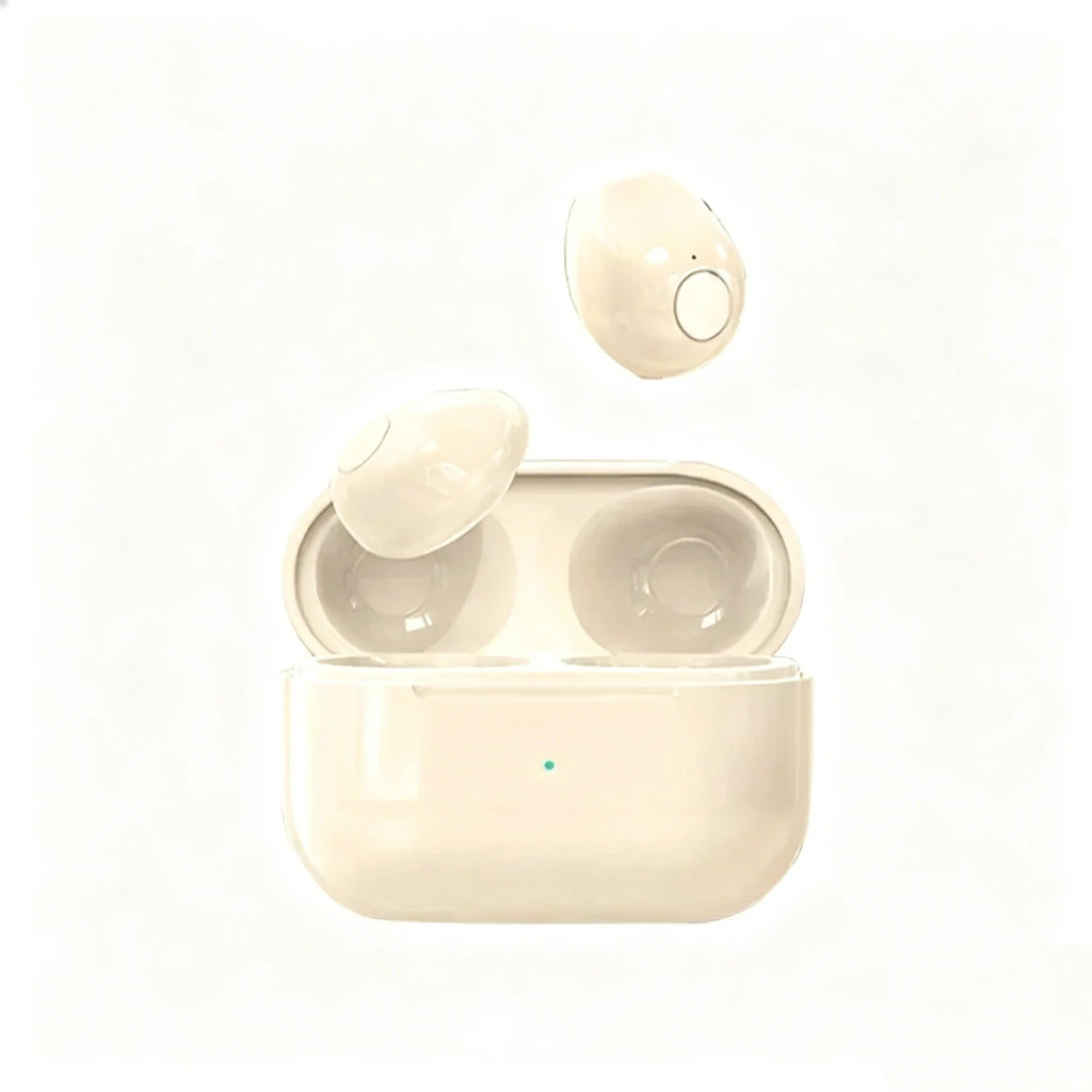 Small Wireless Sleepy Earphones Bluetooth 5.4 Headphones with Great Endurance Earbuds Lightweight for Sleep Portable Video