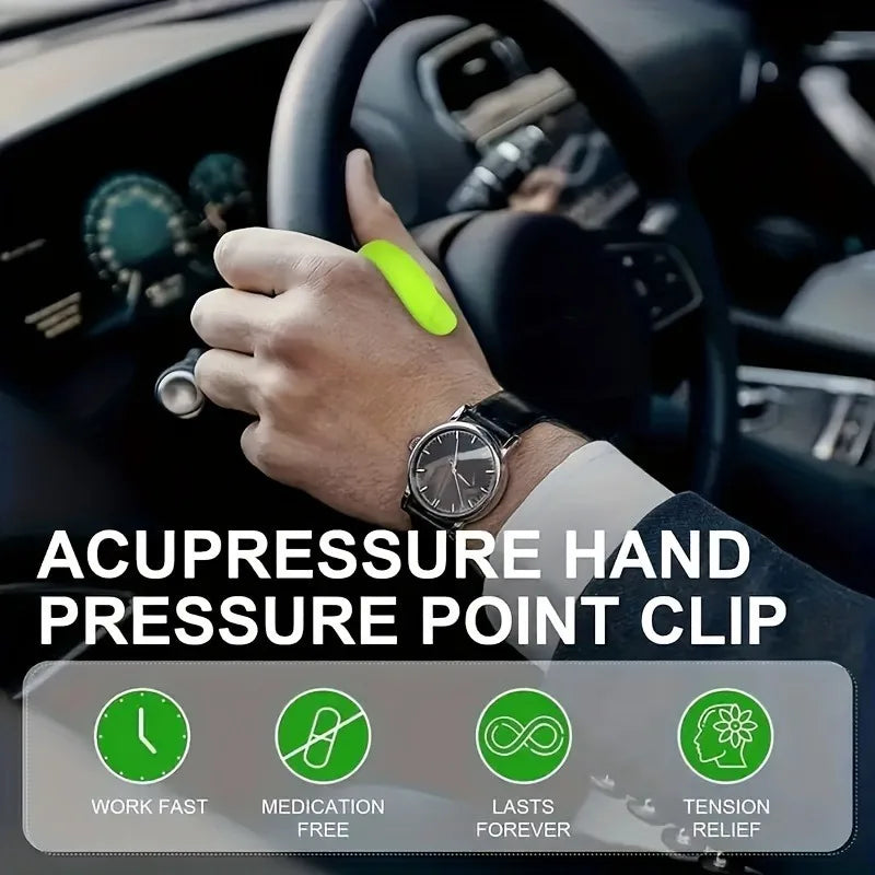 1PC Acupoint Massage Clip Meridian Pressure Clip Thumb Acupoint Massage Relieve Headache and Pressure Massage Clip