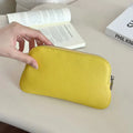 Luxury Simple Design Women Clutch Bag Custom Name 100% Genuine Leather Small Pouch Wallet For Ladies Gift Dropship Clutch Purse