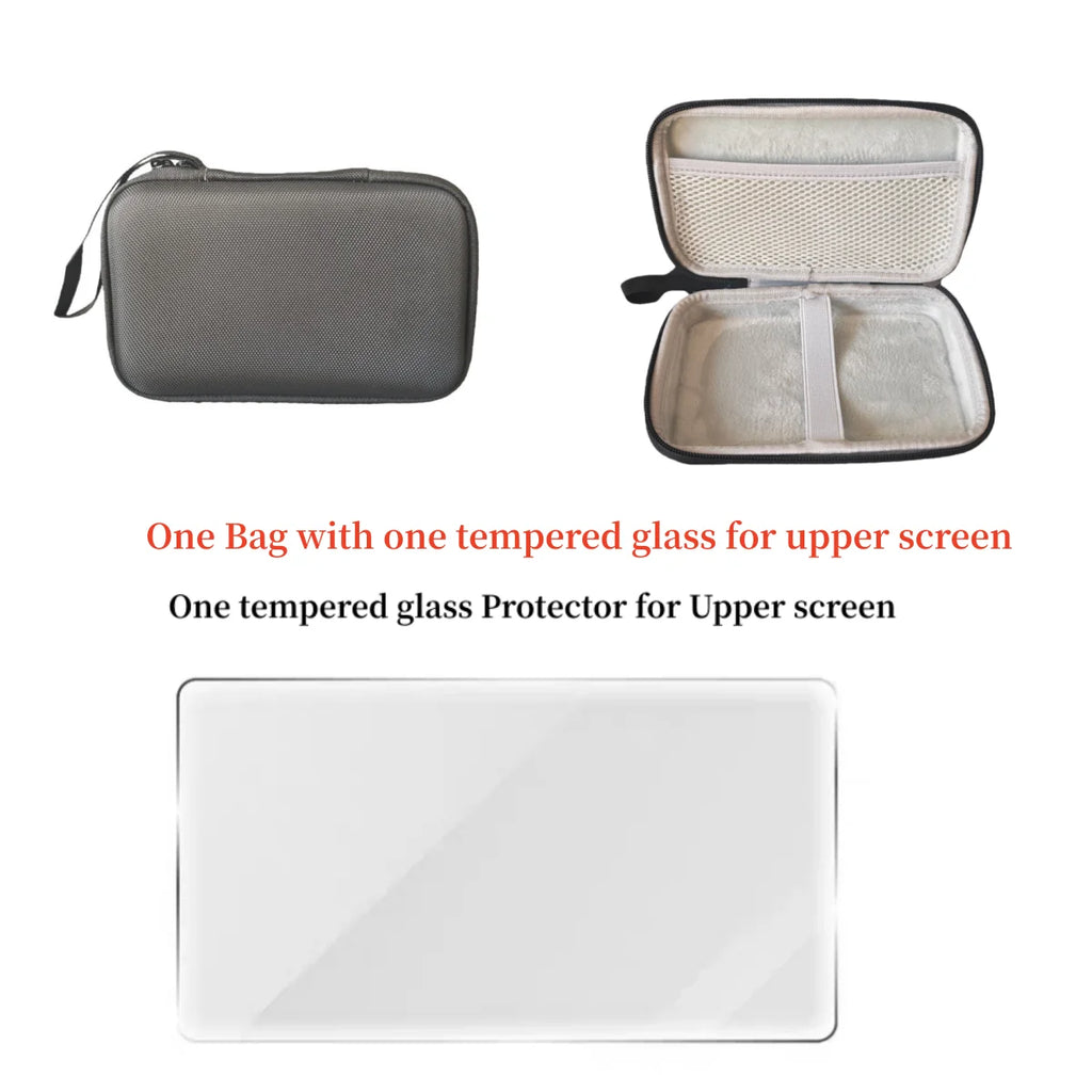 For AYN THOR Game Console Storage Bag Handheld Carrying Case Antifall Portable THOR Flip Protective Box Carry Bag