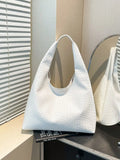Large Capacity Solid Color Women's Shoulder Bag, Multifunctional Crossbody Bag, Women's Shoulder Tote Bag, Large Capacity Crossbody Tote Bag, Casual Work Bag