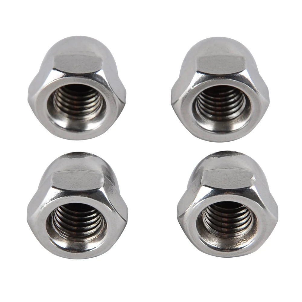 4pcs 6mm 10mm Motorcycle Acorn Nuts M10*1.25 M6*1.00 M6 M10 Auto Hexagon Cover Dome Cap Nut Blind Nuts