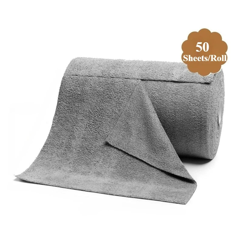 Thickened Microfiber Cleaning Cloths, Highly Absorbent Lint-Free Rags, Reusable Disposable Towels for Home Kitchen Car