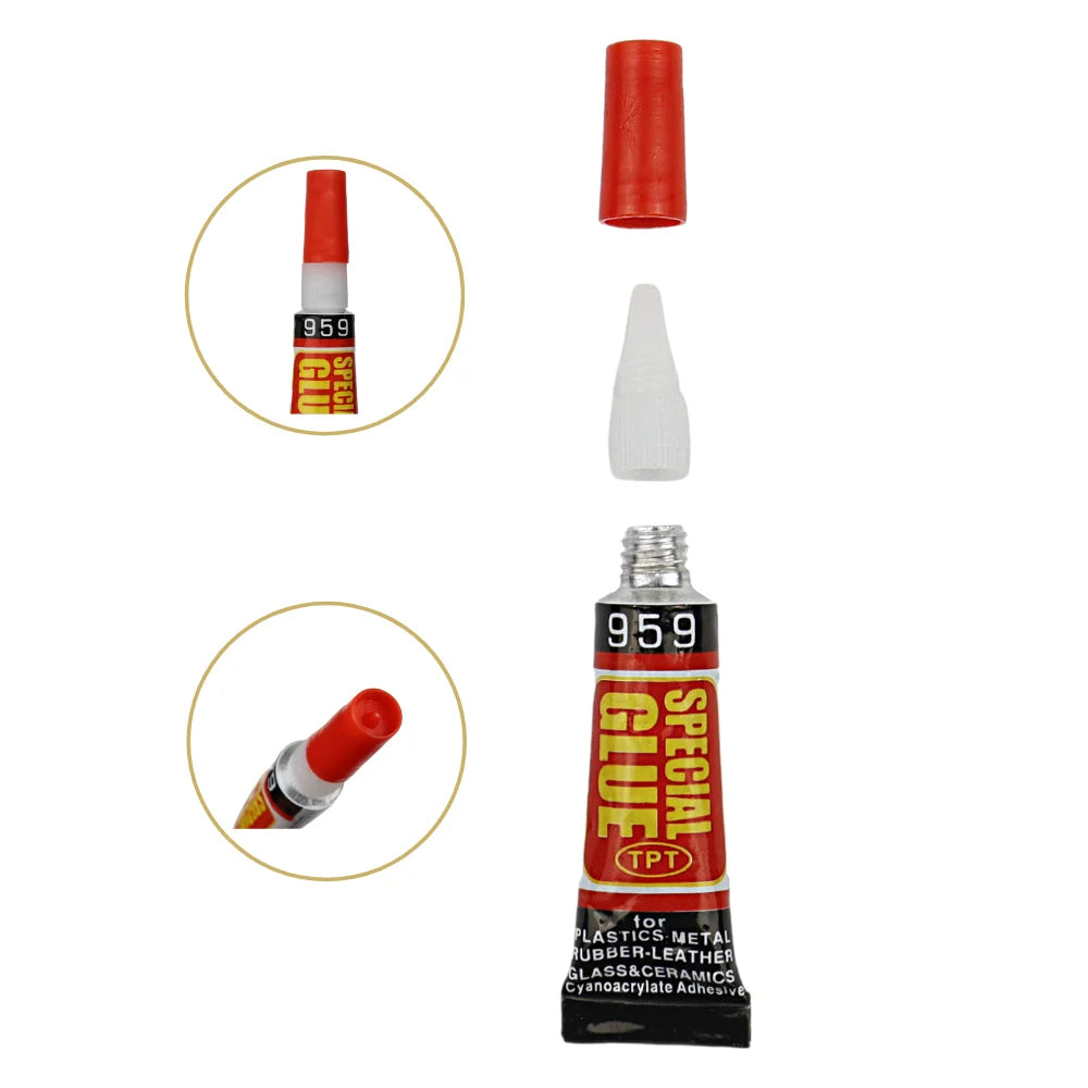 10/20/50pcs Stationery Shop 502 Instant Strong Adhesive Super Liquid Universal Shoe Repair Cyanoacrylate Glue 1ML/PC