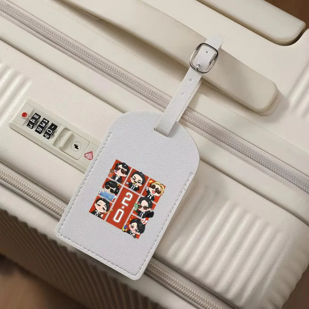 Custom Arirang 2.0 World Tour 2026 PU Luggage Tag, Personalized Durable Fashion Travel Bag ID Tag, Ideal Kpop Fan Gift