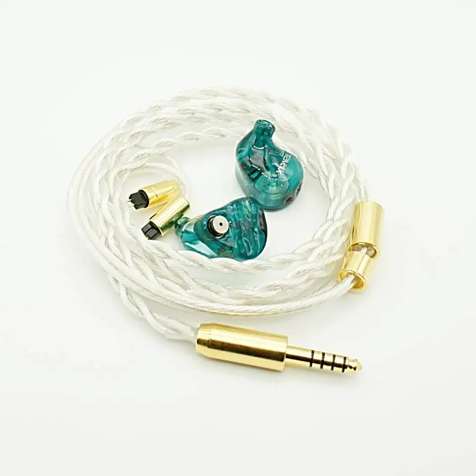 Tansio Mirai TSMR X 10th AE 2DD + 4BA +1 Custom Film Retarding Driver Hybrid with Tuning Switches Audiophile IEM In-Ear Earphone