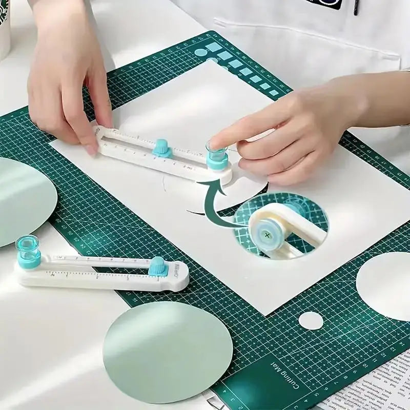 1pc  2-20cm Circle Paper Cutter Multifunctional Craft Cutting Tools Paper Scrapbooking Cards Cutters For Home Study Offices