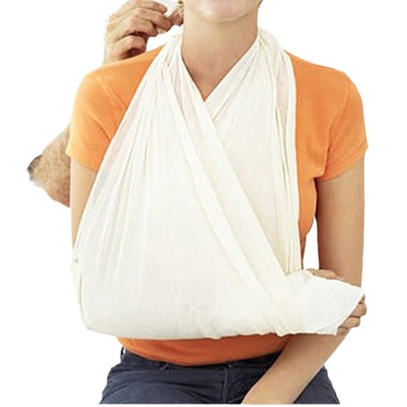 10Pcs Outdoor Emergency Self-rescue Survival Triangular Bandage Bandaging Bandage Hemostatic Non-woven Fabric 96x96x136cm