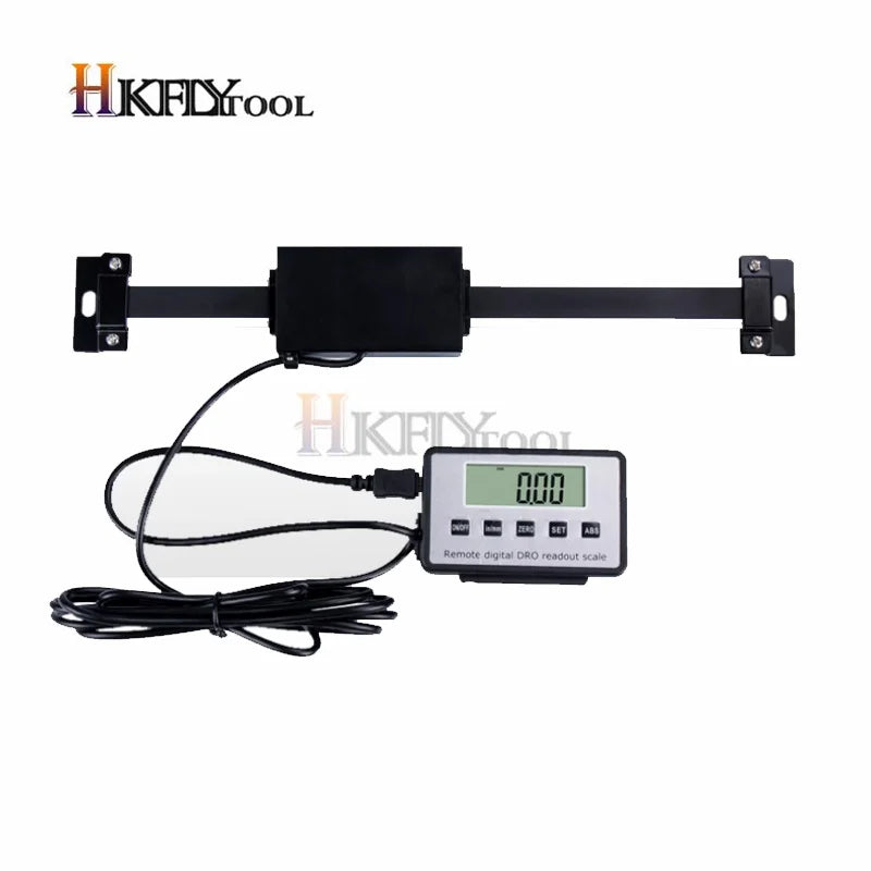 0-150/200/300/400/500mm 0.01 mm DRO Magnetic Remote Digital Readout Digital Linear Scale External Display Measuring Tool