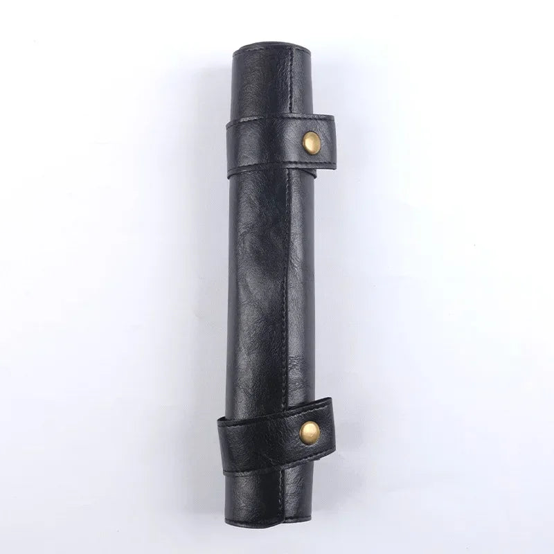 Foldable Dice Rolling Mat Tray with Zipper PU Leather Dice Bag for RPG DND Multi-Sided Dice Storage Bag Game Accessories