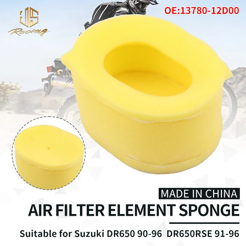 JSRAOIMG Motorcycle Air Filter For SUZUKI DR650 DR650R DR650RU Dakar DR650SE DR650RE DR650REU DR650RS DR650RSE 13780-12D00