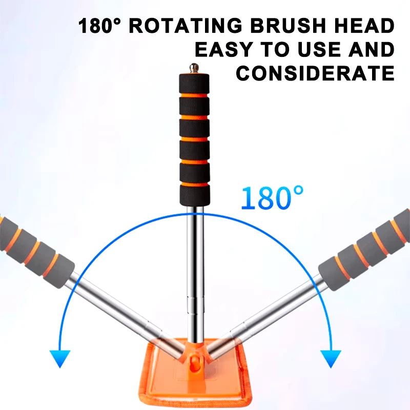 Car Front Windshield Defogging Brush Telescopic Long handle Car Household Glass Clean Brushes Dust Remover Tool 2025 New