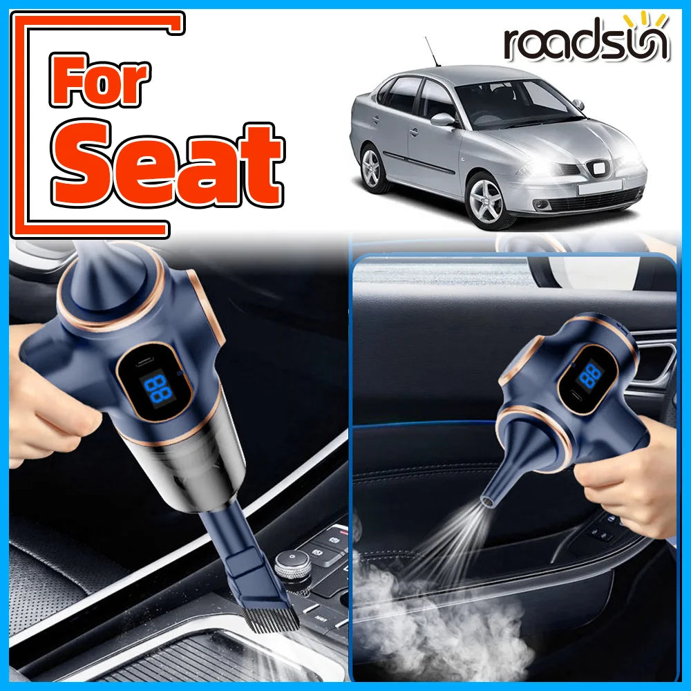 Car Vacuum Cleaner 4 in 1 For Seat Leon MK2 Ibiza 6L 6J 6P 1M 1P 5F Ibiza Ateca Arona Exeo ST Altea Mii Toledo Alhambra Cordoba