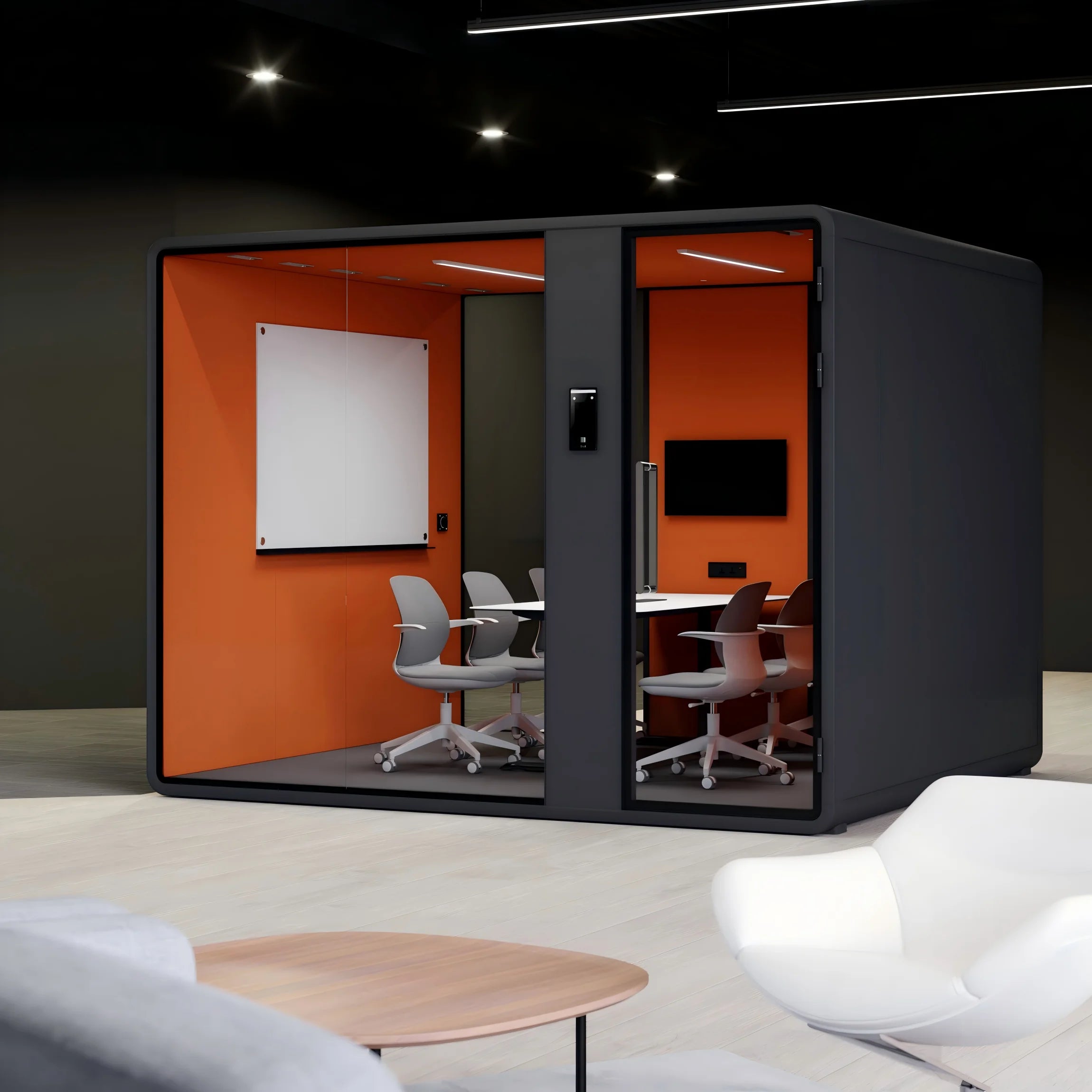 Mobile soundproof room Silent Cabin Recording Studio Phone Booth Work Pod Meeting Pod for Home Office Quiet Space