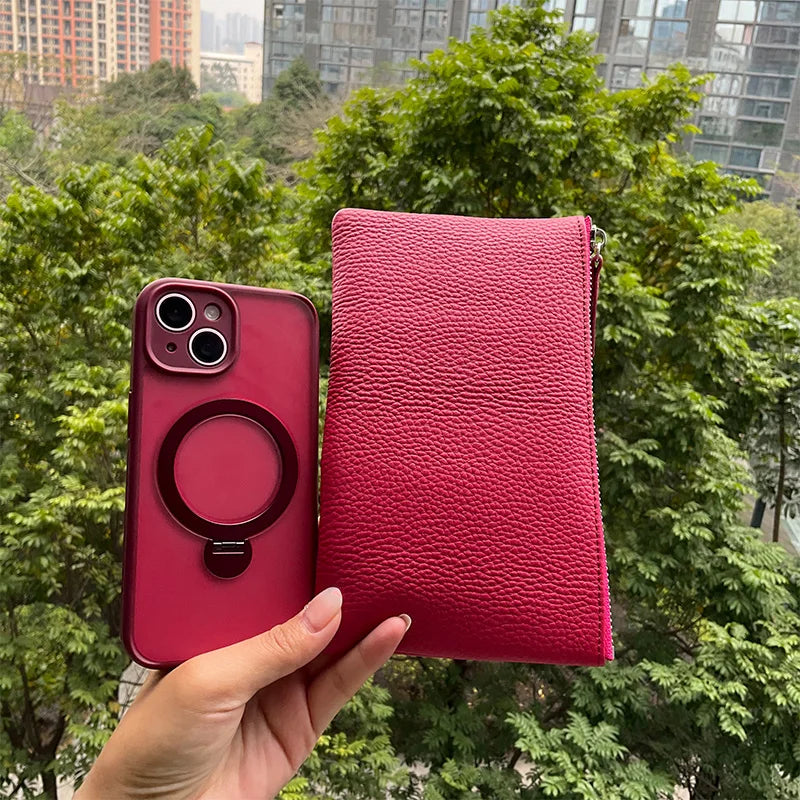 Genuine Top Cow Leather Fashion Women Small Wallet For Ladies Zipper Card Purse Key Storage Bag High Quality Short Wallet Female
