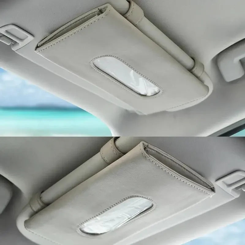 Automobile Sunshade Paper Towel Box Car - Mounted Fashion Pull-out Carton