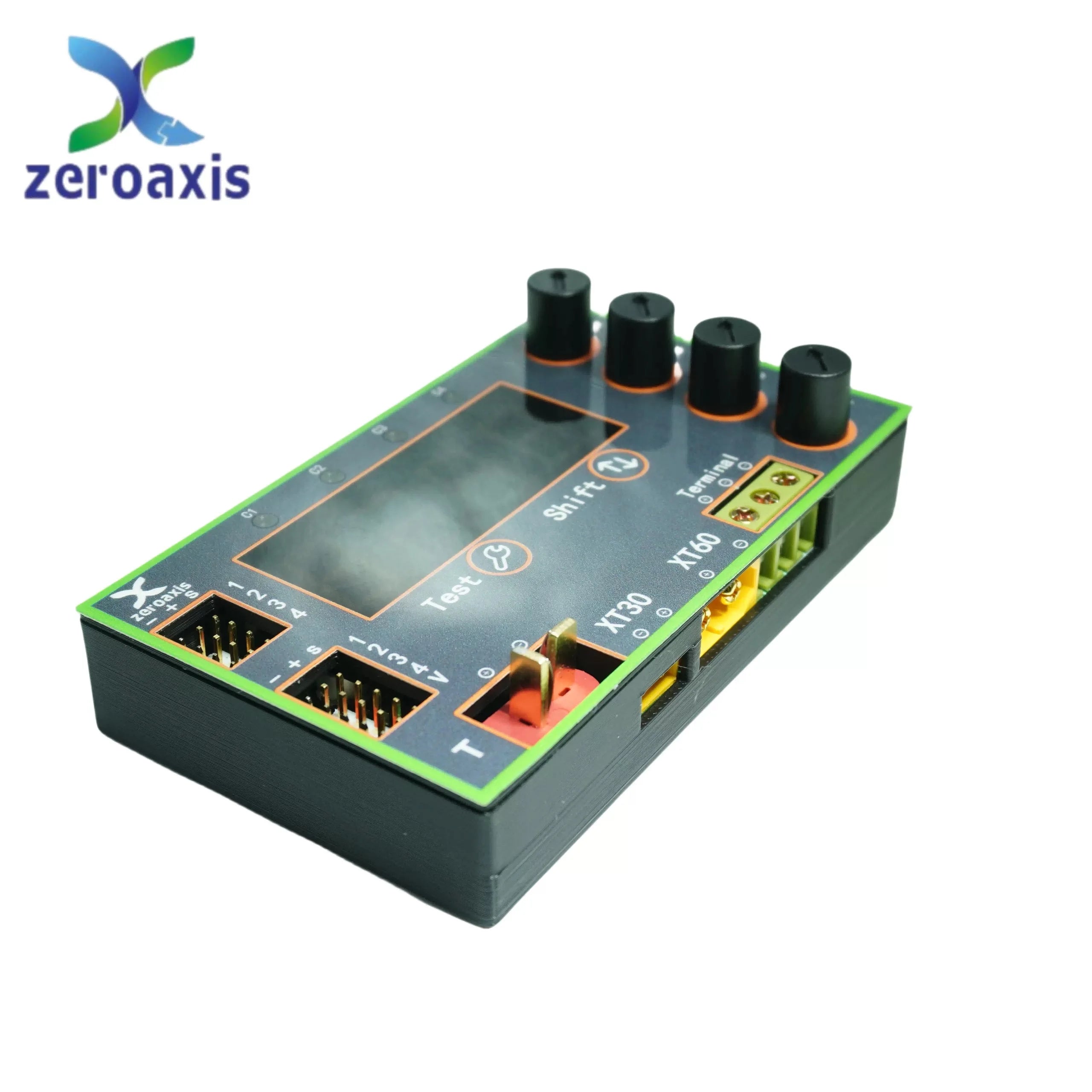 Four independent servo debugger 2-14S wide range voltage input PWM output independent adjustable tester