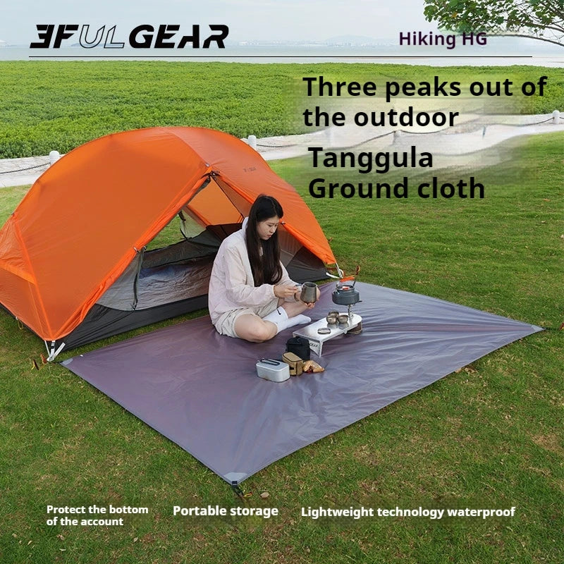 3F UL GEAR Tanggula Ground Cloth Outdoor Camping Multifunctional Portable Lightweight Moisture-Proof and Waterproof Ground Cloth
