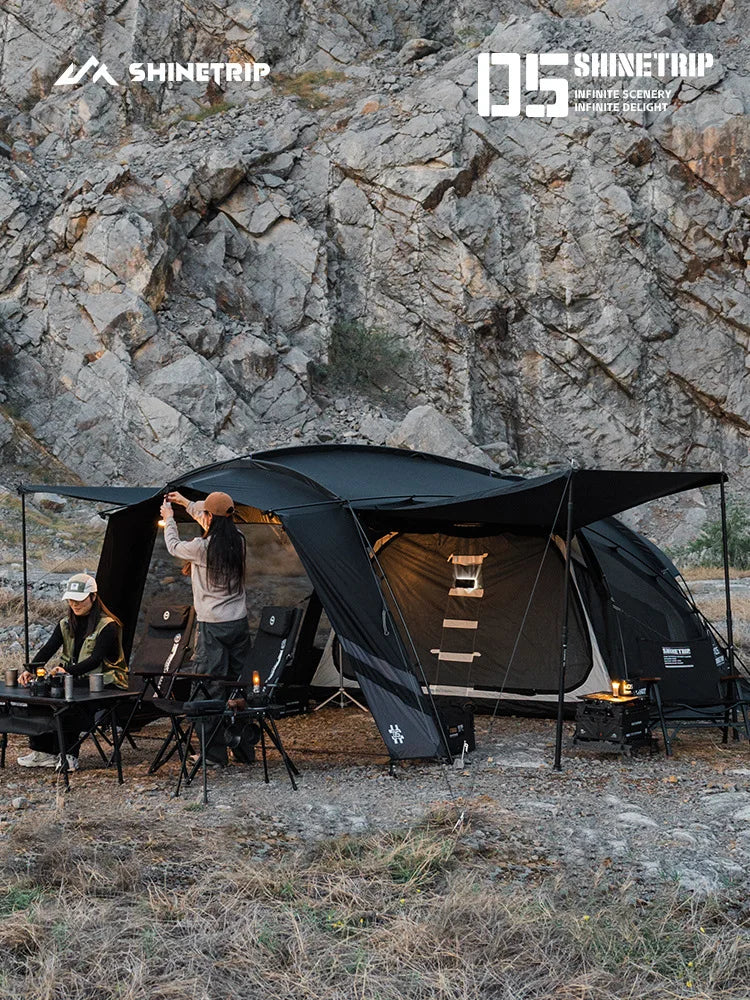 Camping Tarp Canopy Camping Tent, UV Protection, Waterproof, Mosquito Proof, Outdoor Sun Shelter Tent