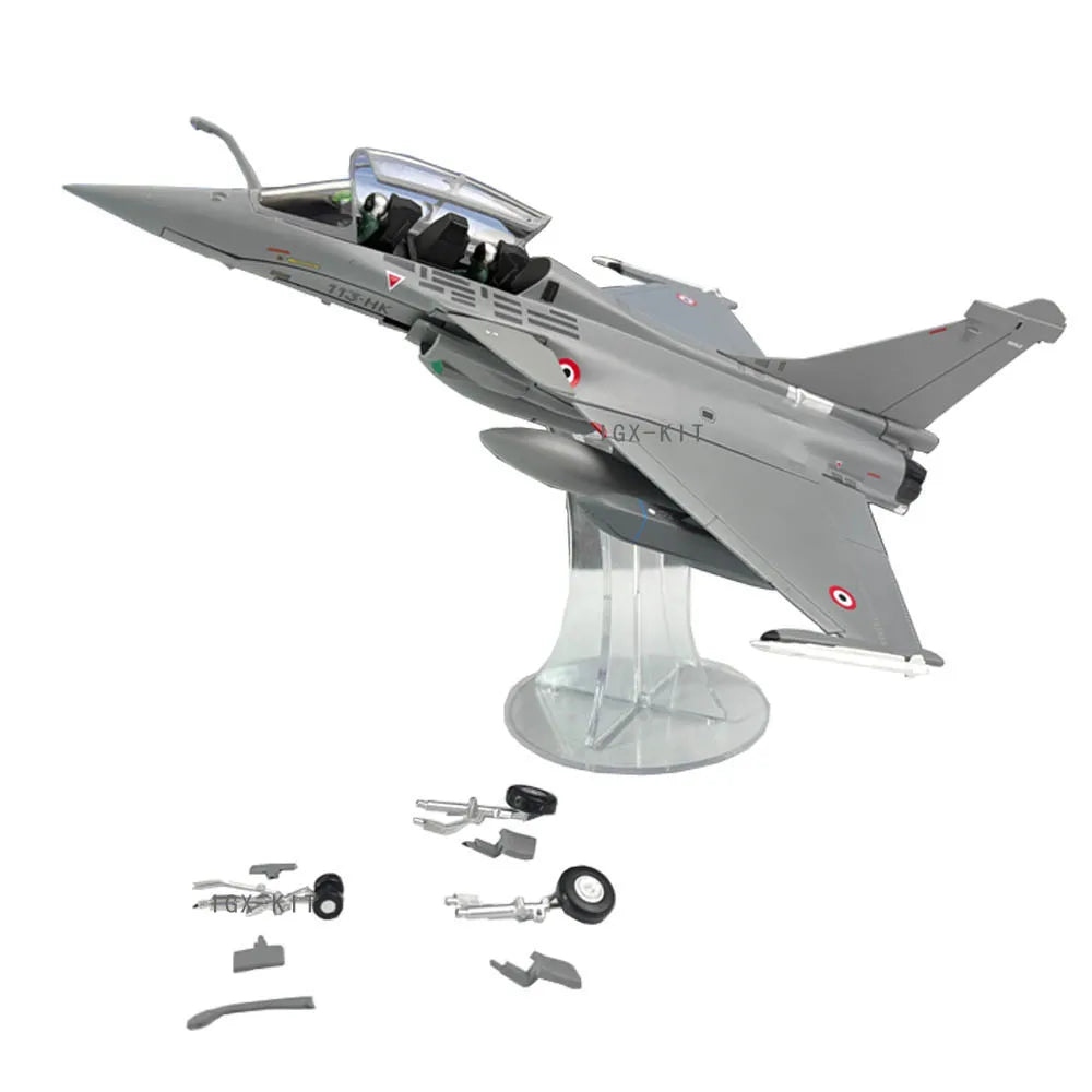 1:72 Scale France Air Force Rafale Fighter Jet Airplane Metal Model Military Finished Alloy Simulation Aircraft Collection Gift