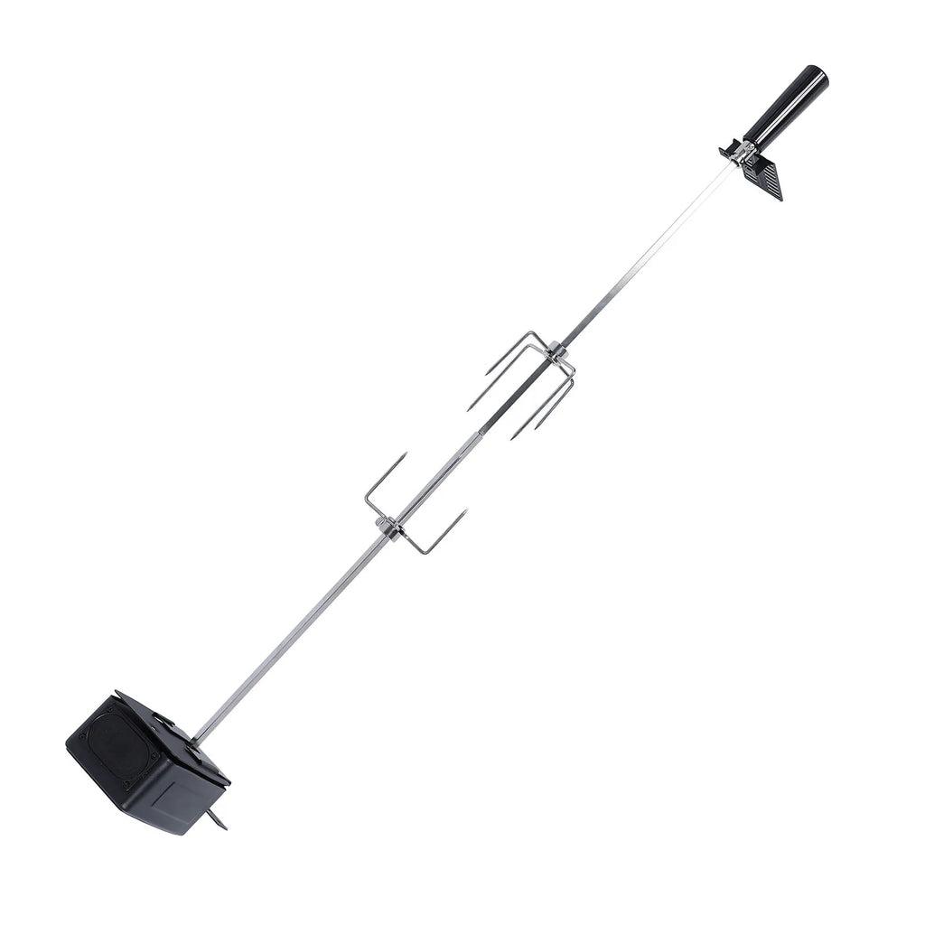 Rotisserie Grill Kit Stable Rotating Motor BBQ Grill Kit 15kg Load Capacity Rotating BBQ Grill Kit for Backyard Outdoor