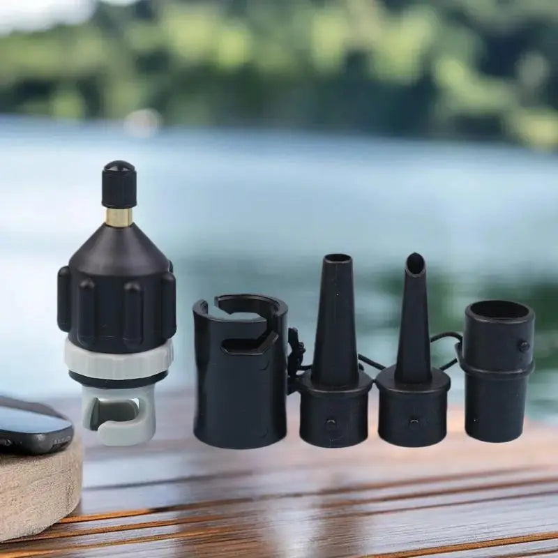 **Air Valve Adaptor For SUP Board Inflatable Pump Adapter Paddle Boat Kayak Air Valve Pump Tire Air Connector Combo Kit