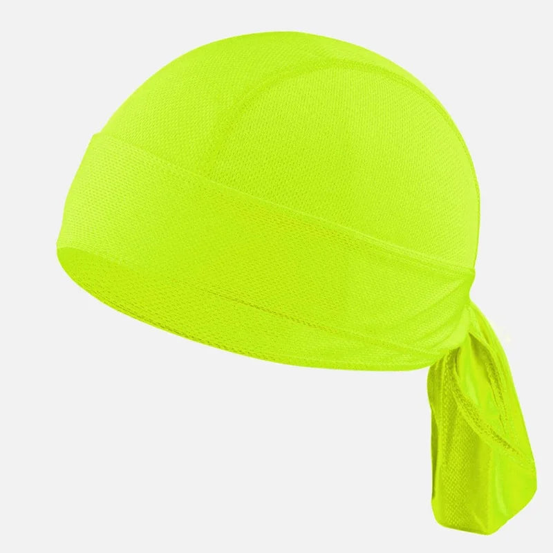 Sweat Wicking Cycling Headscarf Men Breathable Running Hiking Helmet Cover Elastic Bandana Comfortable Climbing Pirate Hat