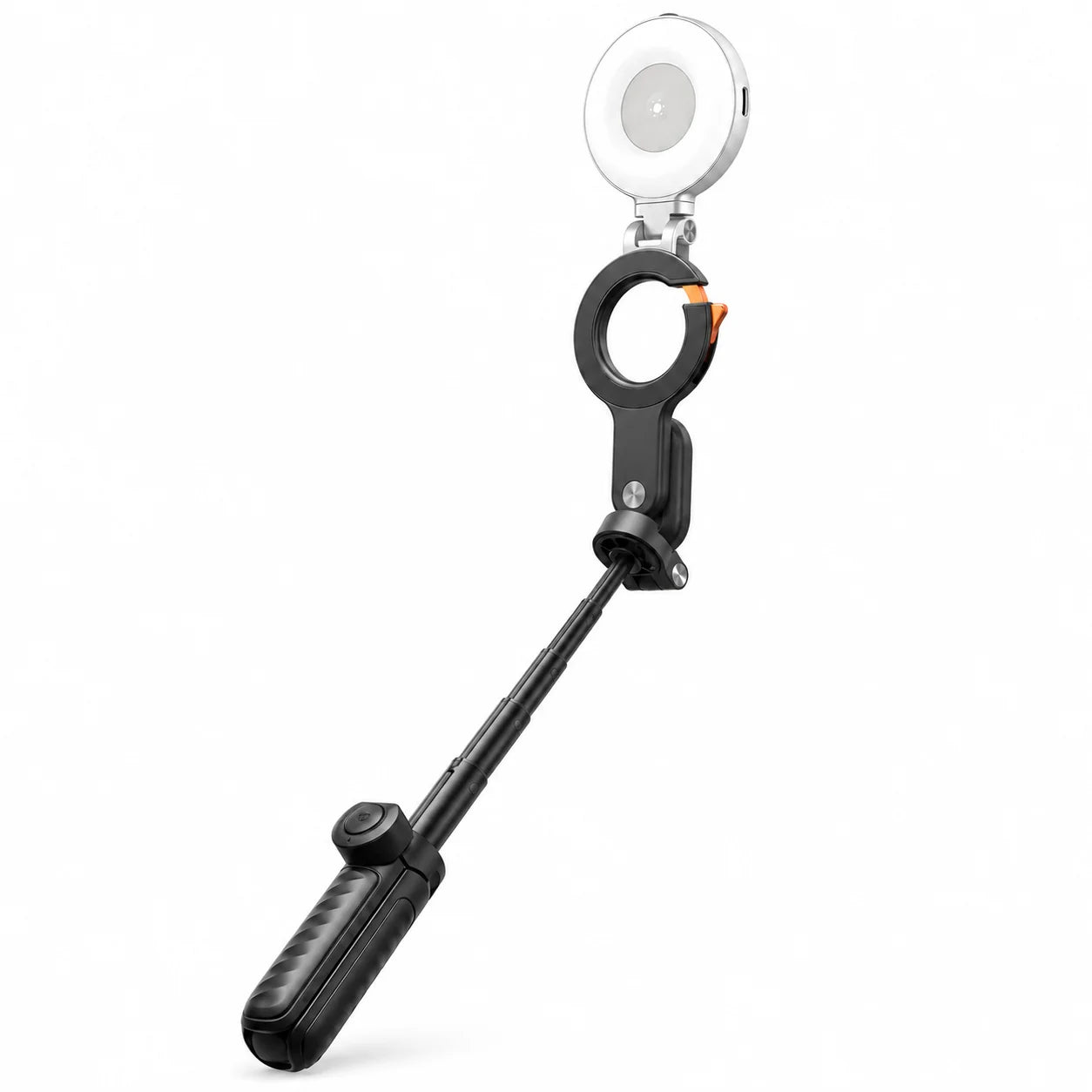 TELESIN Mini Magnetic Carabiner Wireless Shooting Aid Remote Control Hand Grip Phone Holder Selfie Stick Tripod for Smart Phone