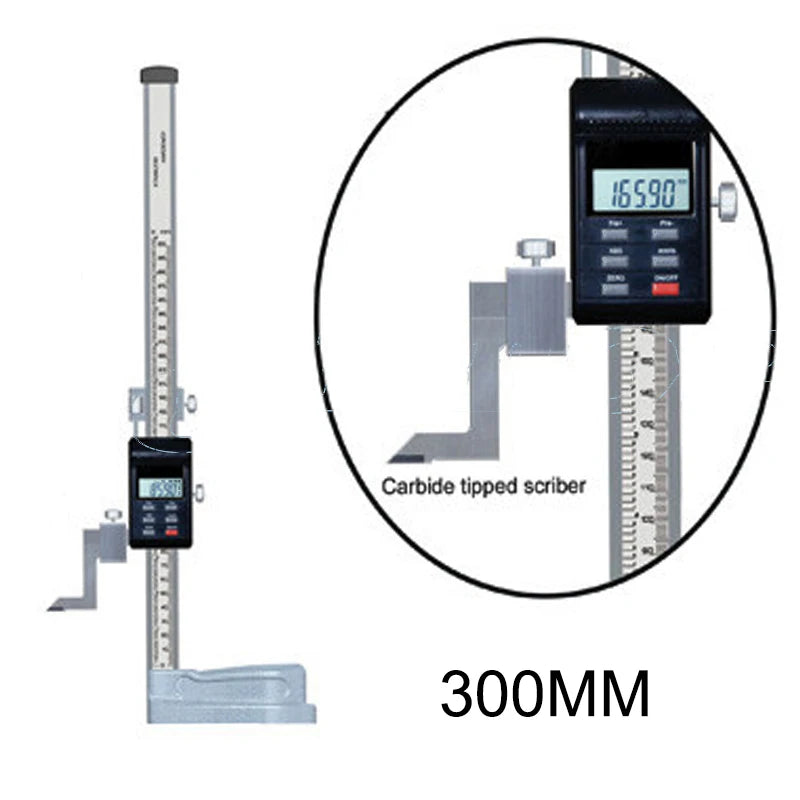 High Precision Double Column Table Height Ruler Double Column Digital Height Gauge 0-300mm 0.01mmTable Height Ruler