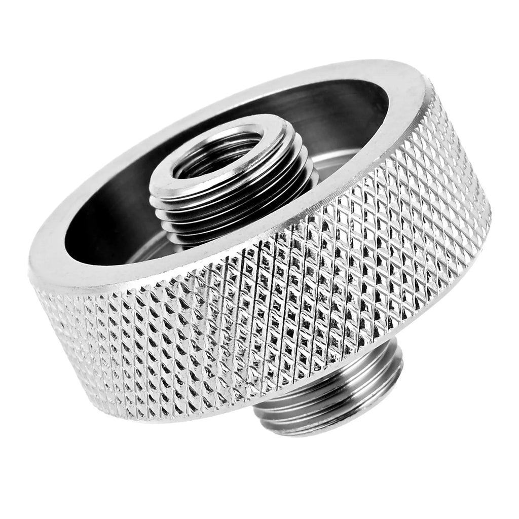 Gas Canister Stove Adapter Leak Resistant Anti Rust Connector Compatible With Butane Propane Tanks For Backpacking Camping Gear