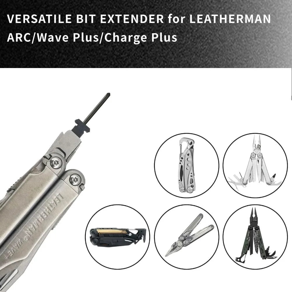 Eyeglass Screwdriver Bit Holder Kit Set for Leatherman, Flat Replacement Phillips Screwdriver Bits Set for Precision Repair