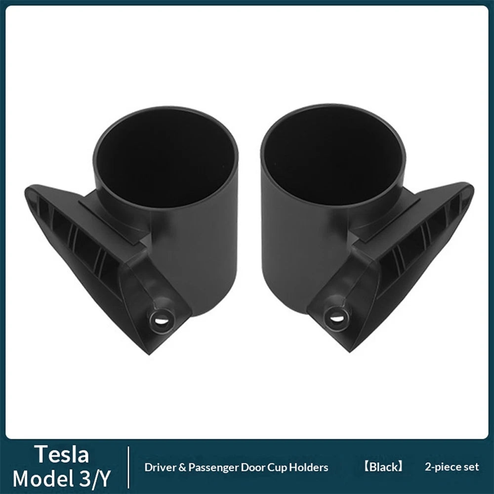 For Tesla Model 3 2017-2023 Model Y 2021-2023 Model 3 Highlan Model Y Juniper Car Door Cup Holder Storage Boxes Auto Accessories