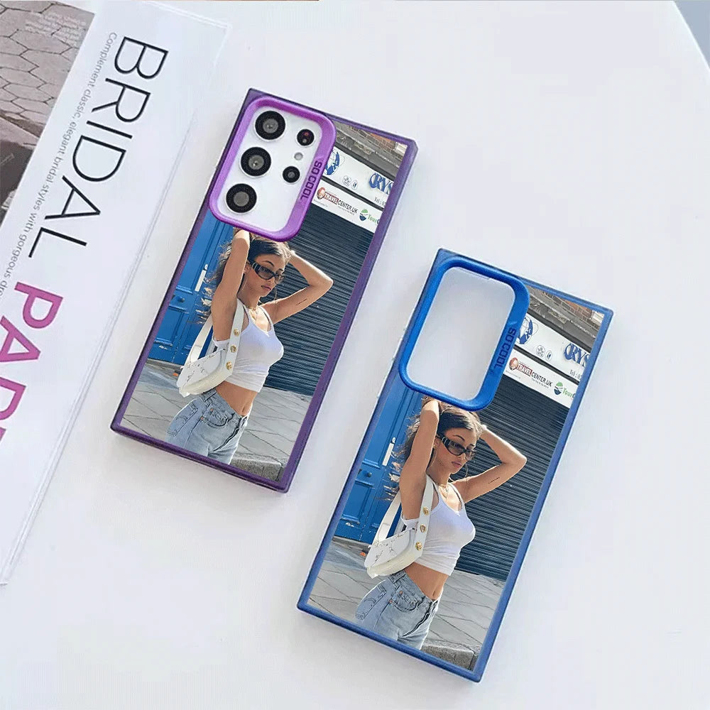 Personalised Customized DIY Electorplated Phone Case For Samsung Galaxy S26 25 24 23 22 21 20 Ultra Plus Edge FE 2022 Back Cover