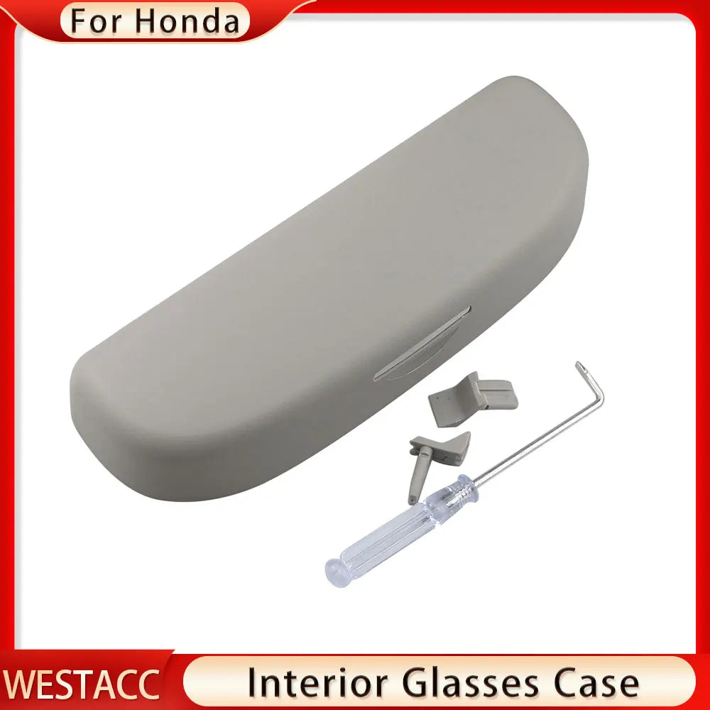 Car Sunglasses Holder Glasses Case Box for Honda Accord City Civic CRV Vezel HRV HR-V FIT JADE Odyssey Elysion Accessories