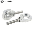 CNC 20mm Rear Axle Blocks Chain Adjuster Block For KTM EXC EXCF XCW XCFW 2000-2023 SX SXF XC XCF 2000-2012 125-530 Universal