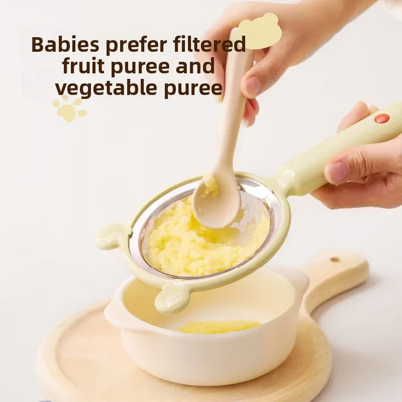Kitchen Multi-functional Flour Sifter Strainer Soybean Milk Filter Net Household Ultra-Fine Debris Separator